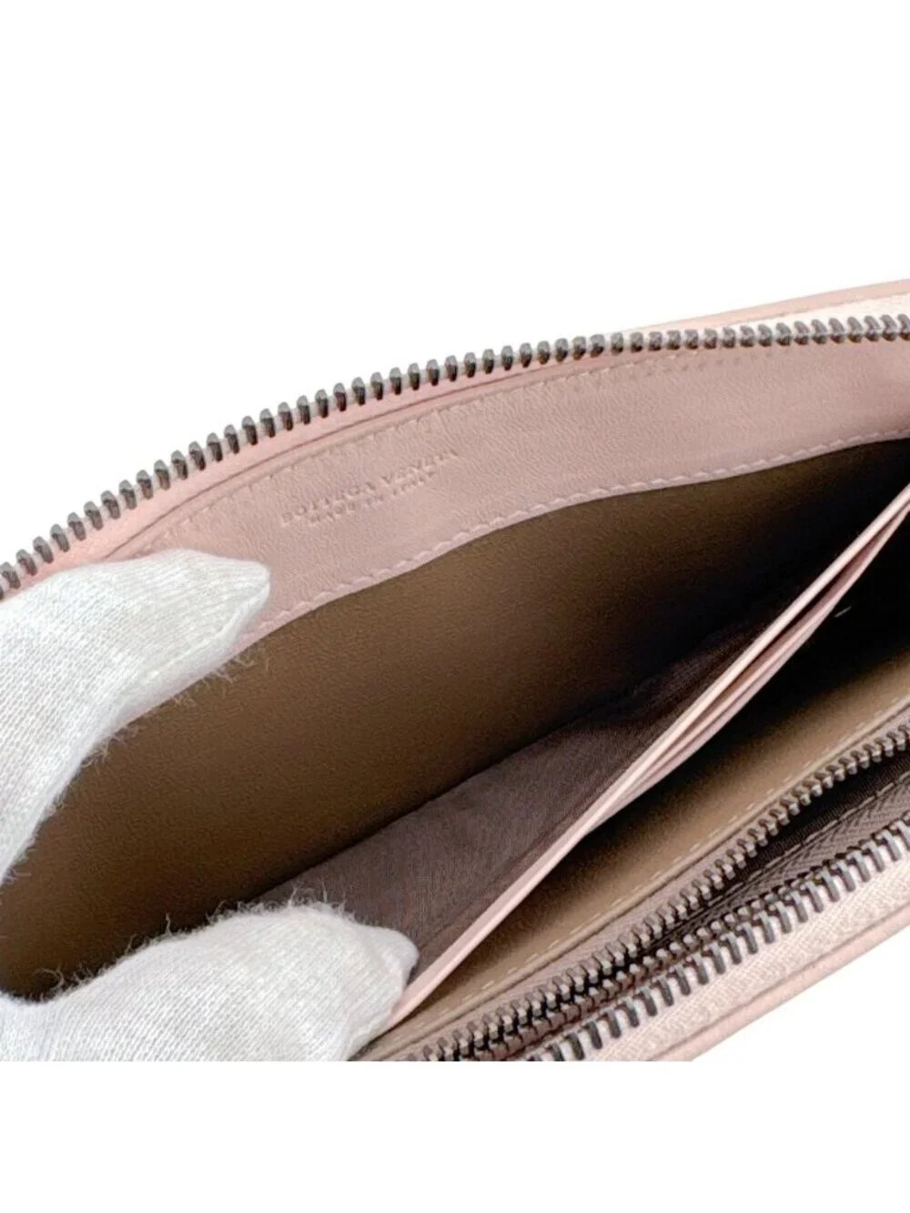 Bottega Veneta Zip Around Intrecciato Wallet